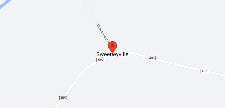 map of Lot Sweeneyville Rte 485